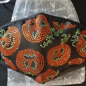 Natalie Mills Halloween Pumpkins Face Mask and Filter